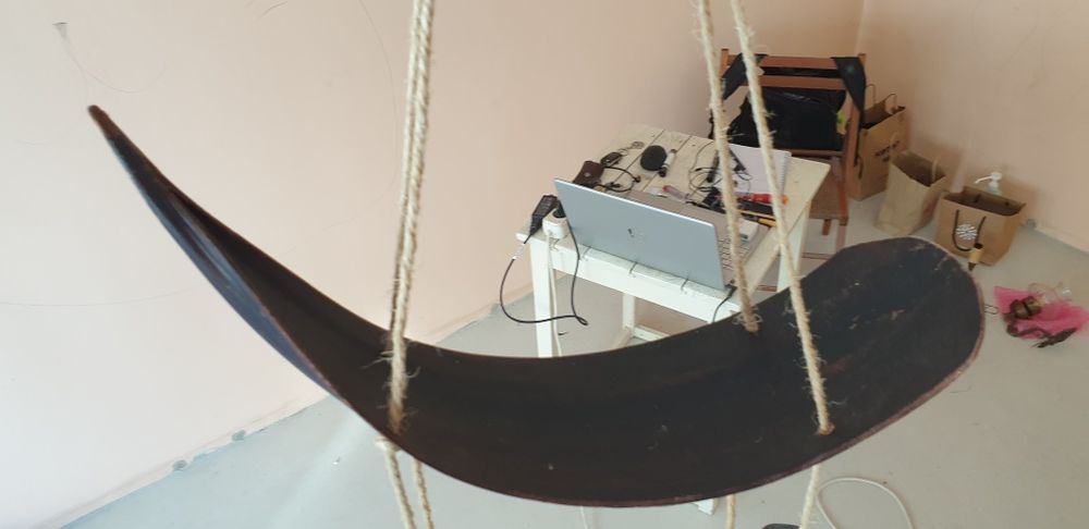 Suport etajera accesoriu decorațiune cocos Franța 1950