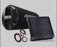 Subwoofer + Amplificator Alpine Pachet