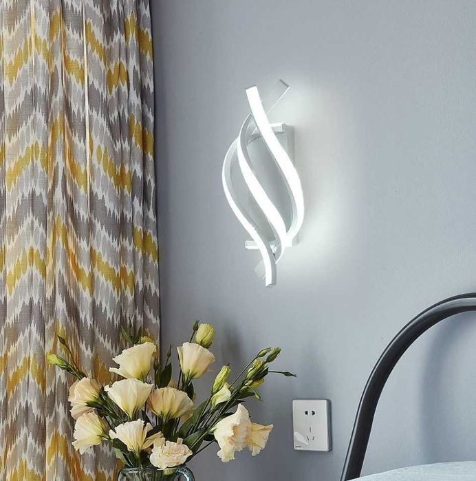 Аплици за стена бели