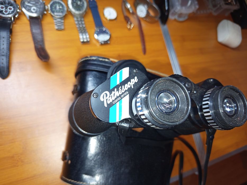 Binoclu vintage Pathescope 20x50,Made în Japonia