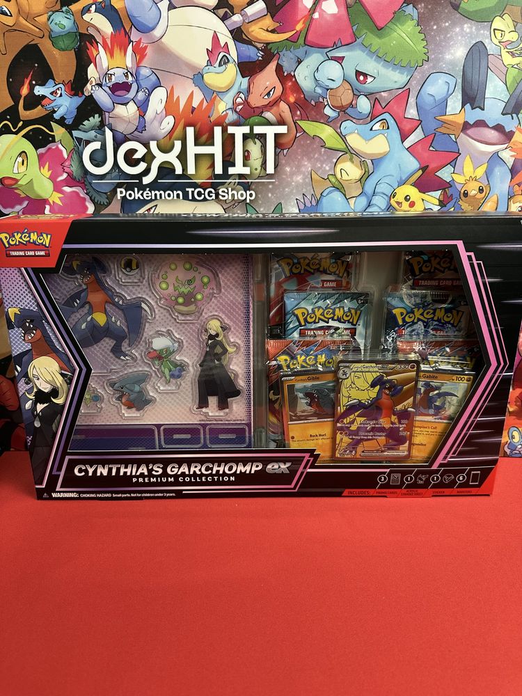Pokemon TCG: S&V - Cynthia’s Garchomp Ex Premium Collection