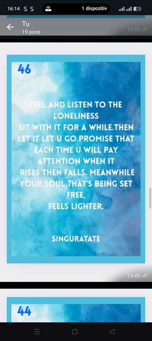 Pachet de oracol cu 55 de cărți pentru explorarea tuturor emotiilor.