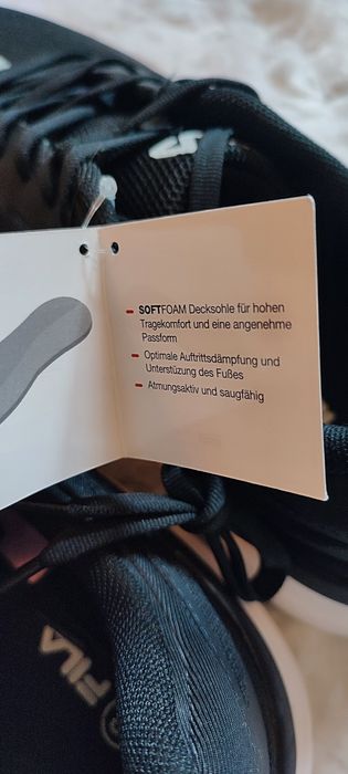 Adidași FILA, mărimea 45, albastru închis, soft foam