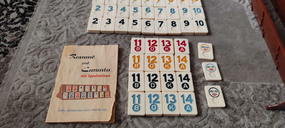 joc remi remy si CANASTA vintage impecabil