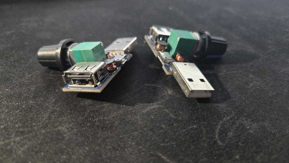 Set 2 x Controller de viteza ventilator, USB Micro