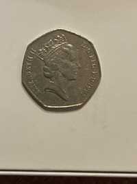 Moneda 50 pence 1997 Marea Britanie