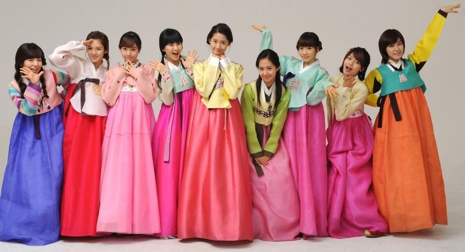 Hanbok Korea одежда
