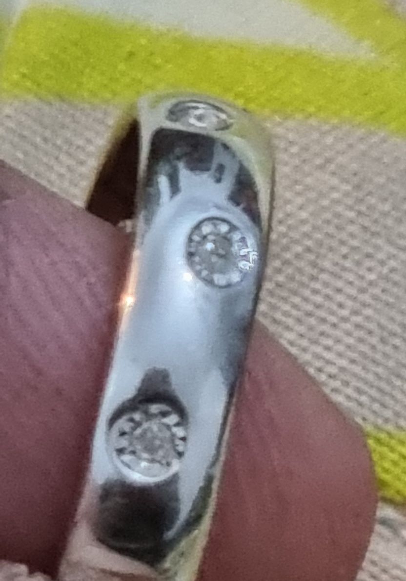 Set 2 Inel inele argint 925 cu diamante verificate la aparat