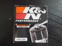 Vand filtru ulei pentru motociclete K&N KN-138 Performance NOU