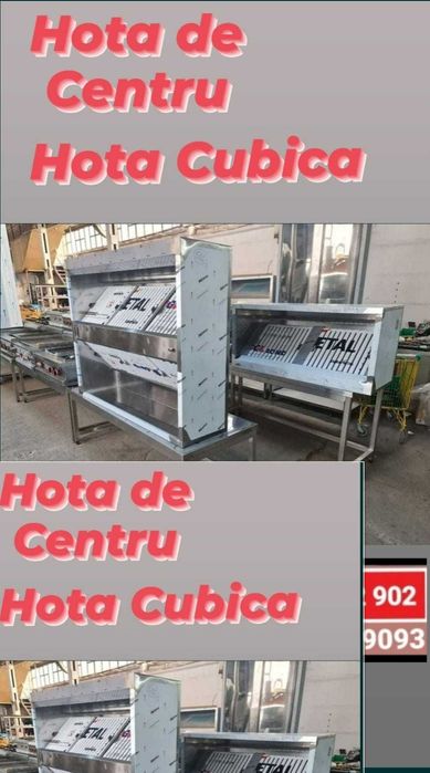 HOTA Inox Perete FABRICA / Hote Inox de CENTRU / Hote Inox CUBICE /