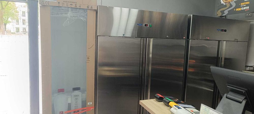 Congelator inox  dublu 1400l, lada frigorifica