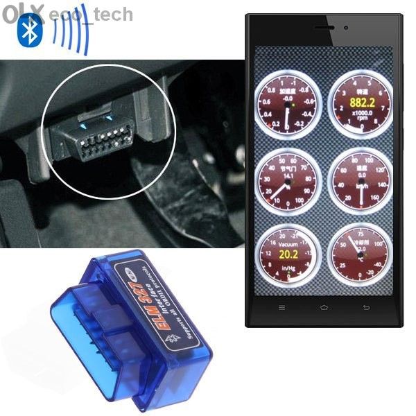 Интерфейс за автодиагностика, V1.5 / V2.1 Super Mini Bluetooth ELM327