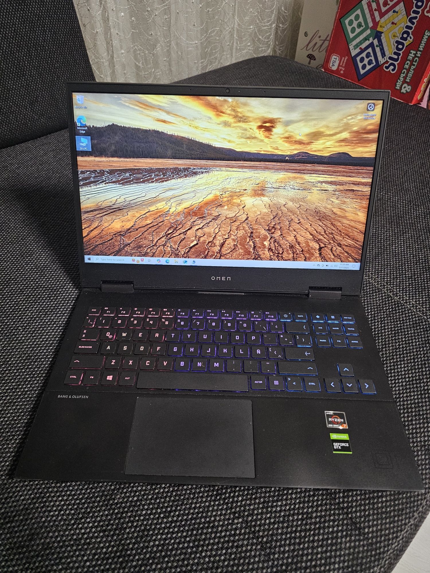 Laptop nou gaming Ryzen 7, Gtx 8Gb ,32Gb ,ssd 1 tera ,GTA Fortnite cs
