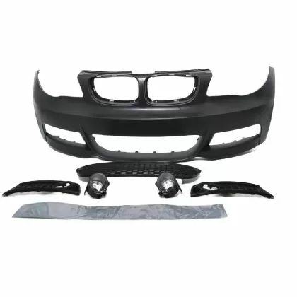 Предна М техник броня за BMW E87 (2004+) - M-Tech с халогени