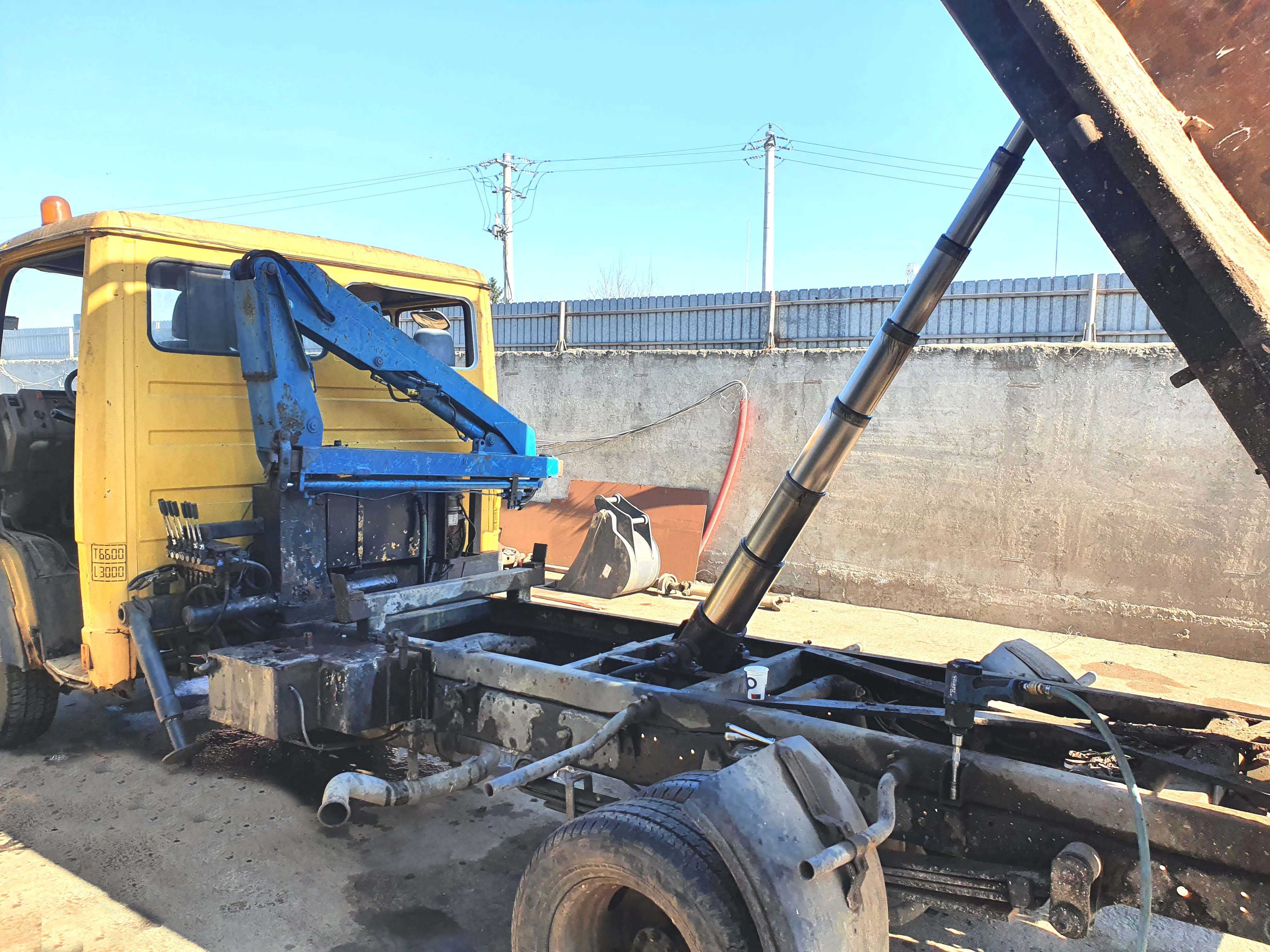 Pompa electrica hidraulica 24 volti, basculare, macara