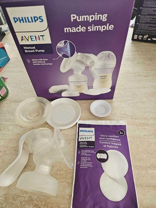 Продавам помпа за кърма за естествено хранене Philips Avent, Ръчна