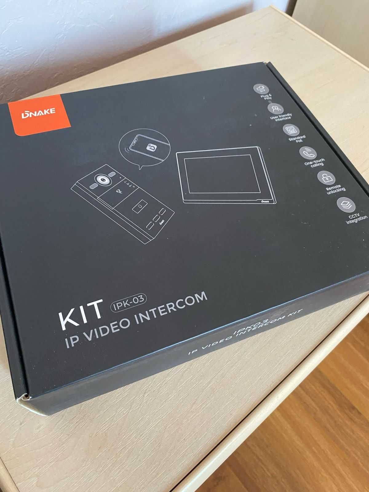Комплект IP Домофонии Dnake IPK-03 новый