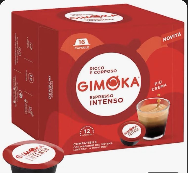 Capsule cafea espresso intenso Gimoka & Caffe Borbone