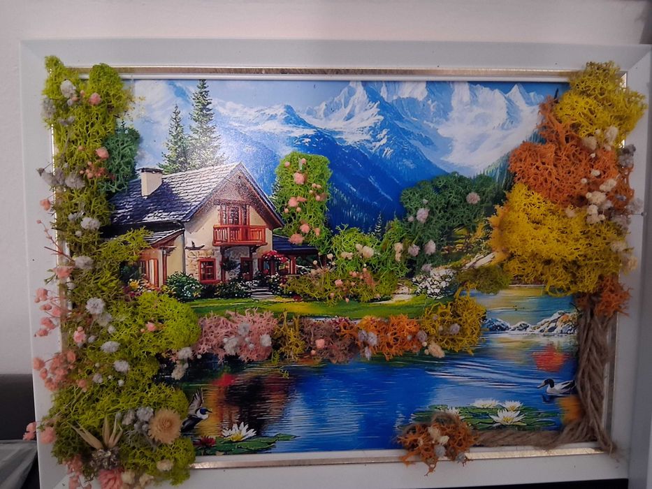 Картина от скандинавски мъх