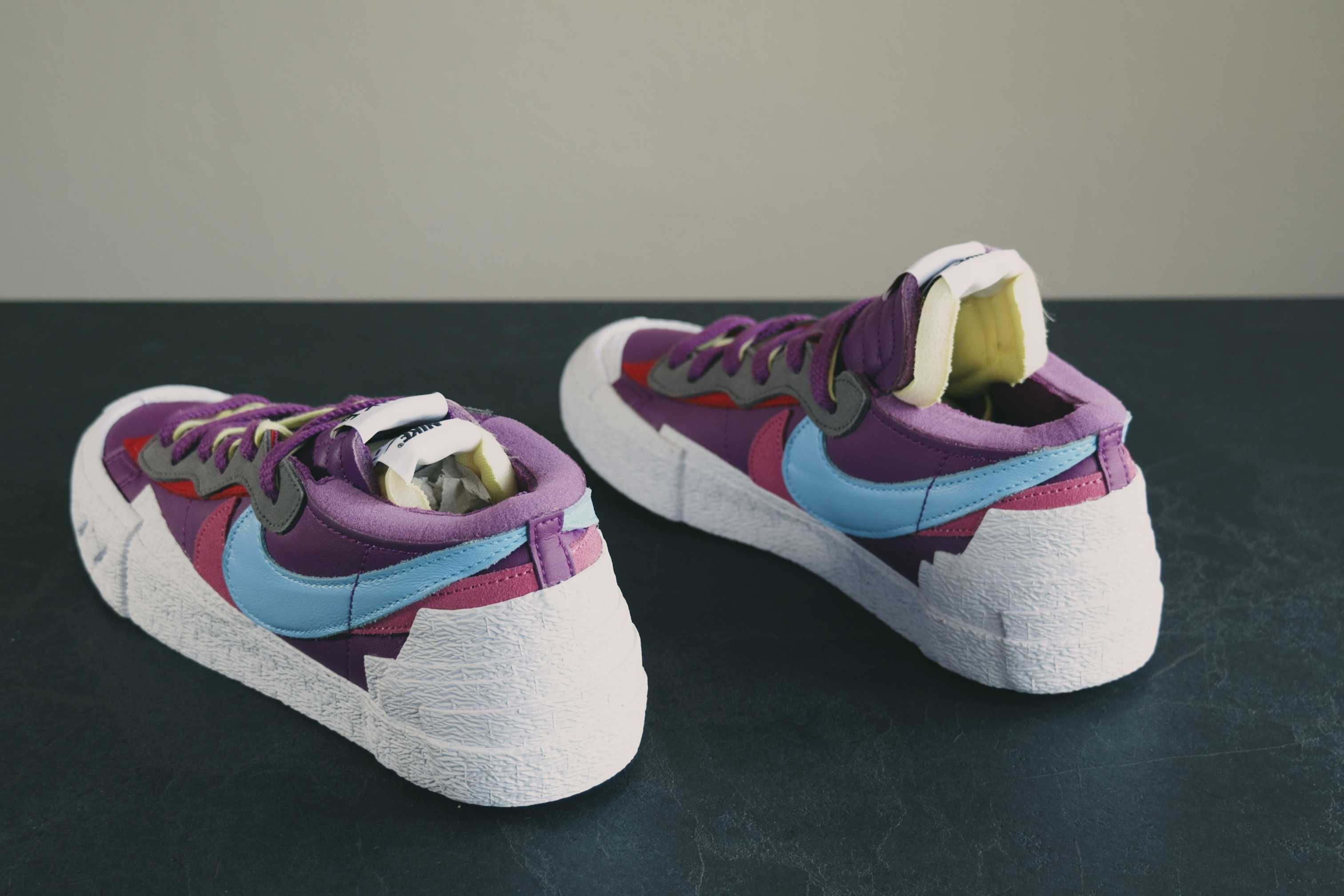Нови! Nike x KAWS x Sacai Blazer Low "Purple Dusk" - 42 номер