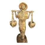Statueta bronz semnată