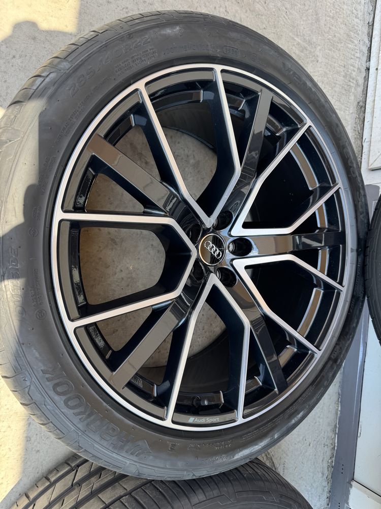 Jante originale Audi Sport R22 Q8 SQ8 RS Q8 Q7 SQ7 4M echipate vara