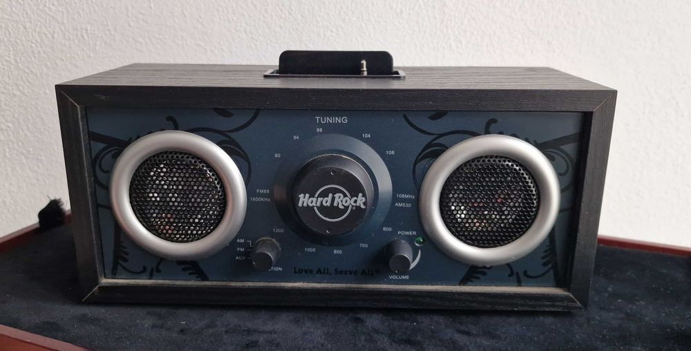 Radio mp3 retro Hard Rock Café Limited Edition negru