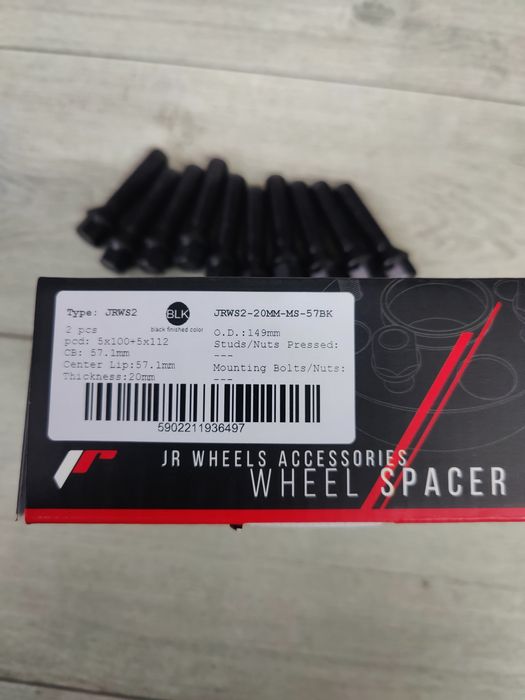 Distantieri 20mm Audi Vw Skoda Seat 5x100/5x112 Japan Racing +prezoane