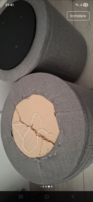 Set 2 tabureti Jisk  cu depozitare