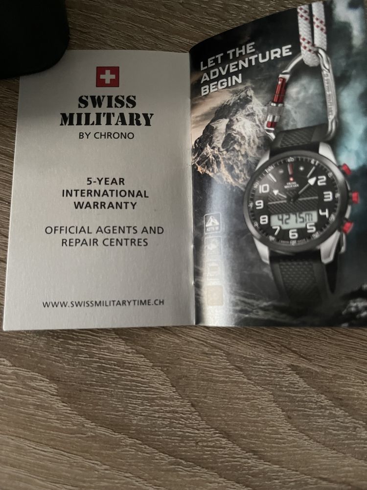 Мъжки часовник Swiss Military By Chrono SMP36040.09, 42mm, 5ATM