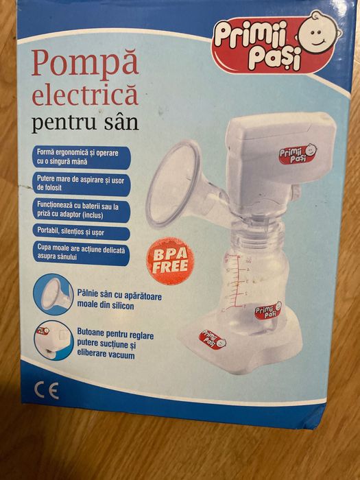 Vand pompa electrica pentru san primii pasi