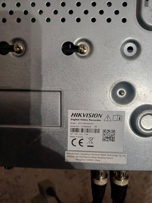 Dvr hikvision+4 camere
