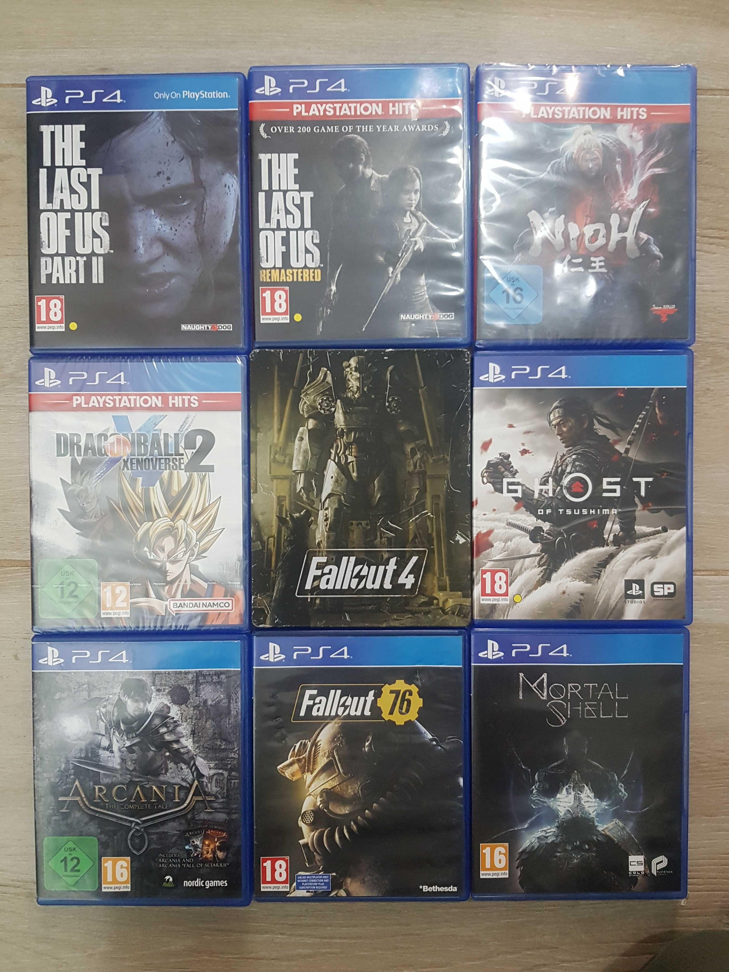 Jocuri PS4 Last of us DragonBall Fallout Nioh Tales of Arise Witcher