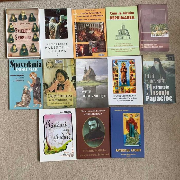 Cărți bisericești de vânzare