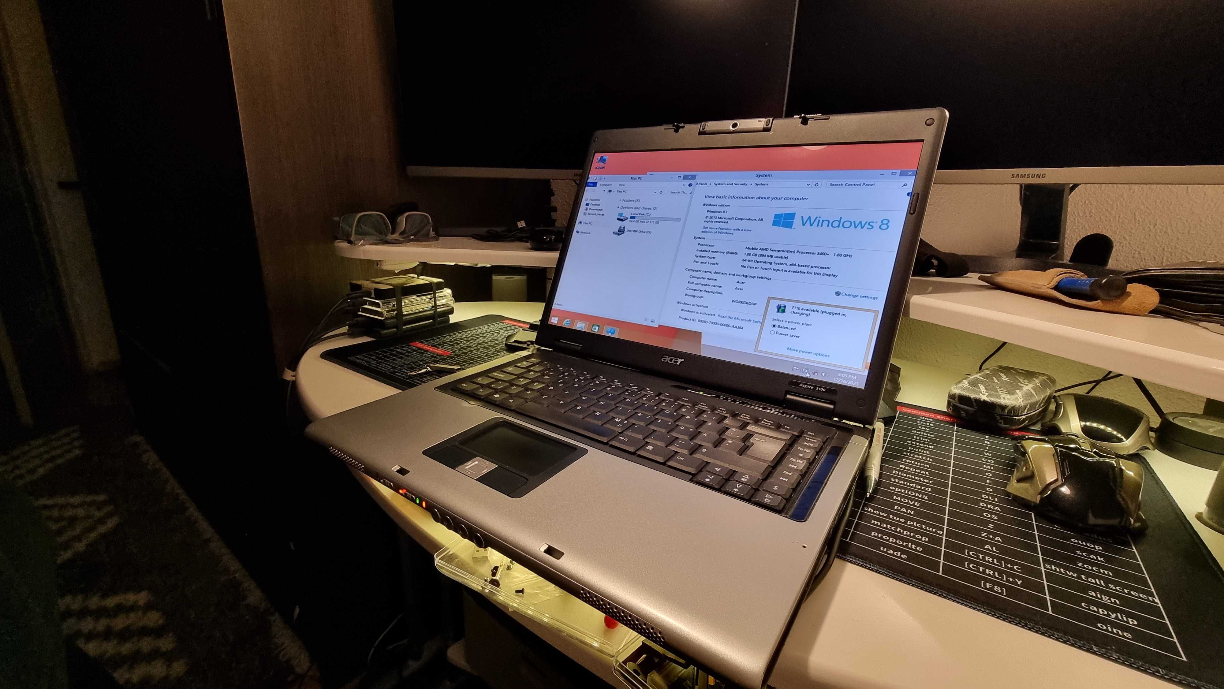 Laptop Acer Aspire 3100
