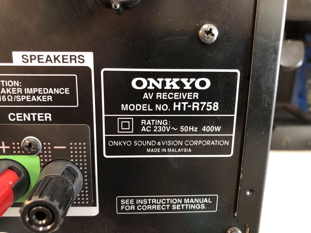 Onkyo HT-R758 resiver