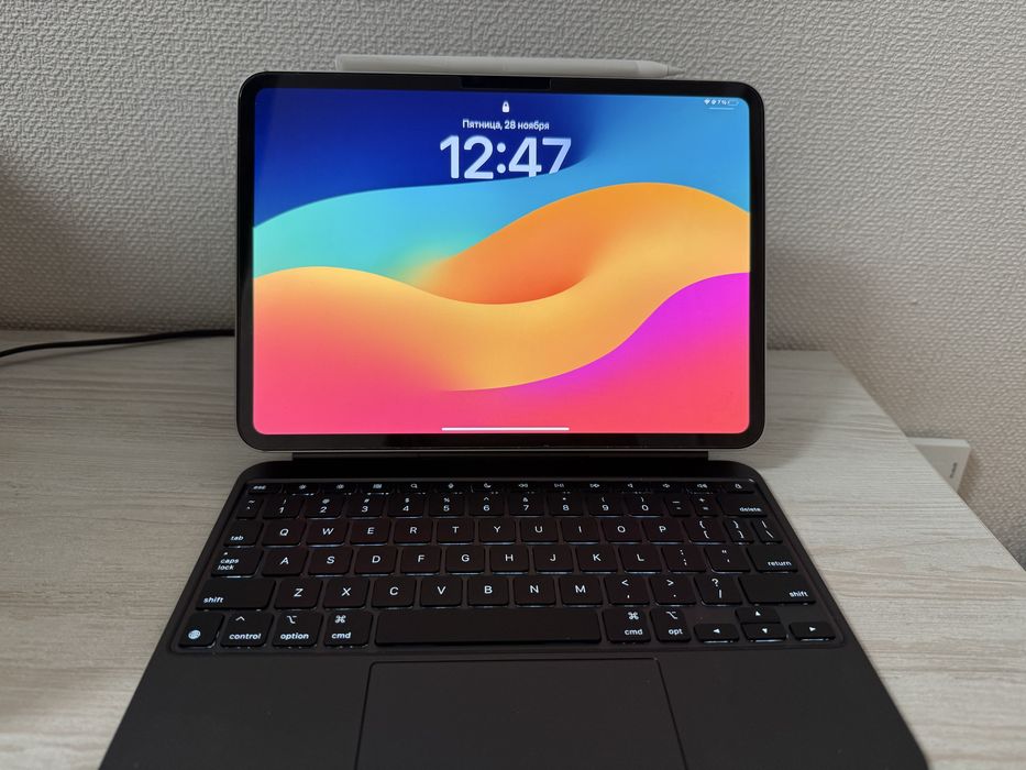 İPad Pro 11 M4 + Magic Keyboard +Apple Pencil pro + 3 чехла