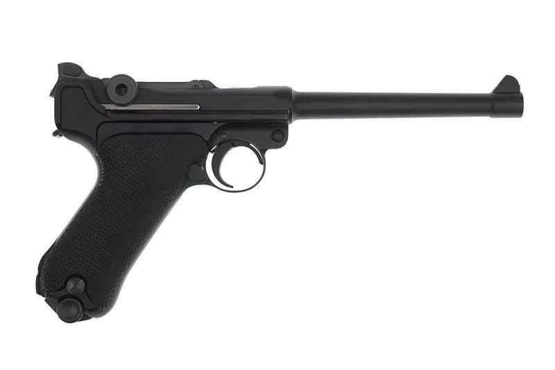 Pistol Airsoft P08 Luger WE Green Gas Full Metal BlowBack Nou In Cutie