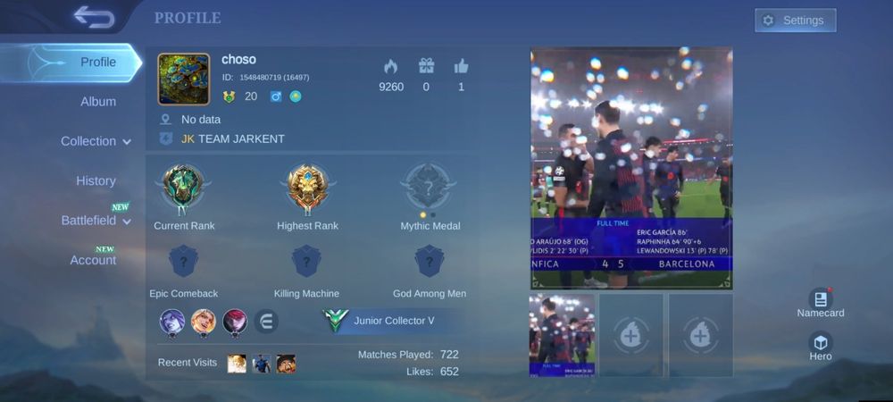 Аккаунт для старта в mobile legends