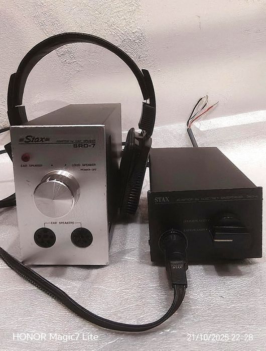 Căști electrostatice STAX SR80 + SRD 7 + SRD4