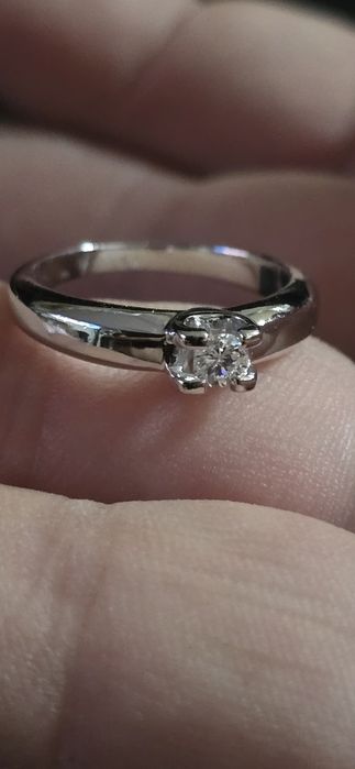 Inel aur 18 k diamant