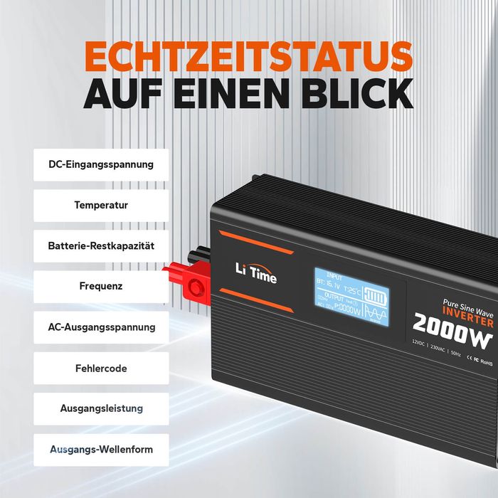Invertor 2000w LiTime in garantie