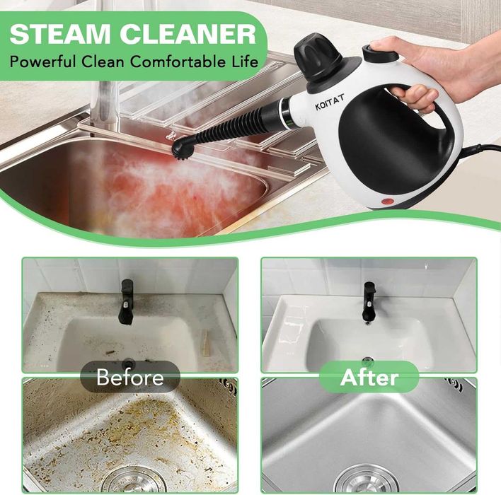 Aparat de curatare cu abur + 10 accesorii