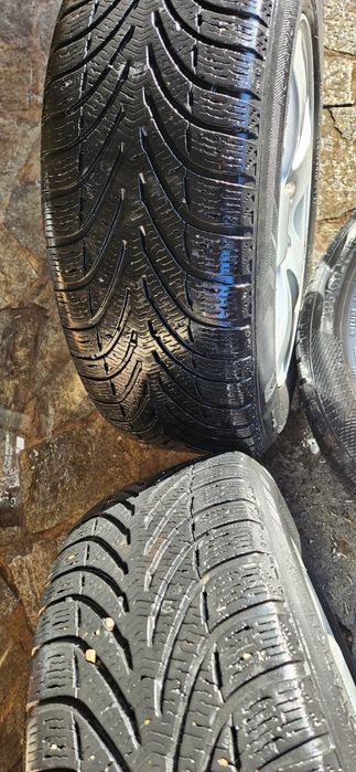 Vând set complet de 4 jante aliaj + anvelope de iarnă.Cnotinental!