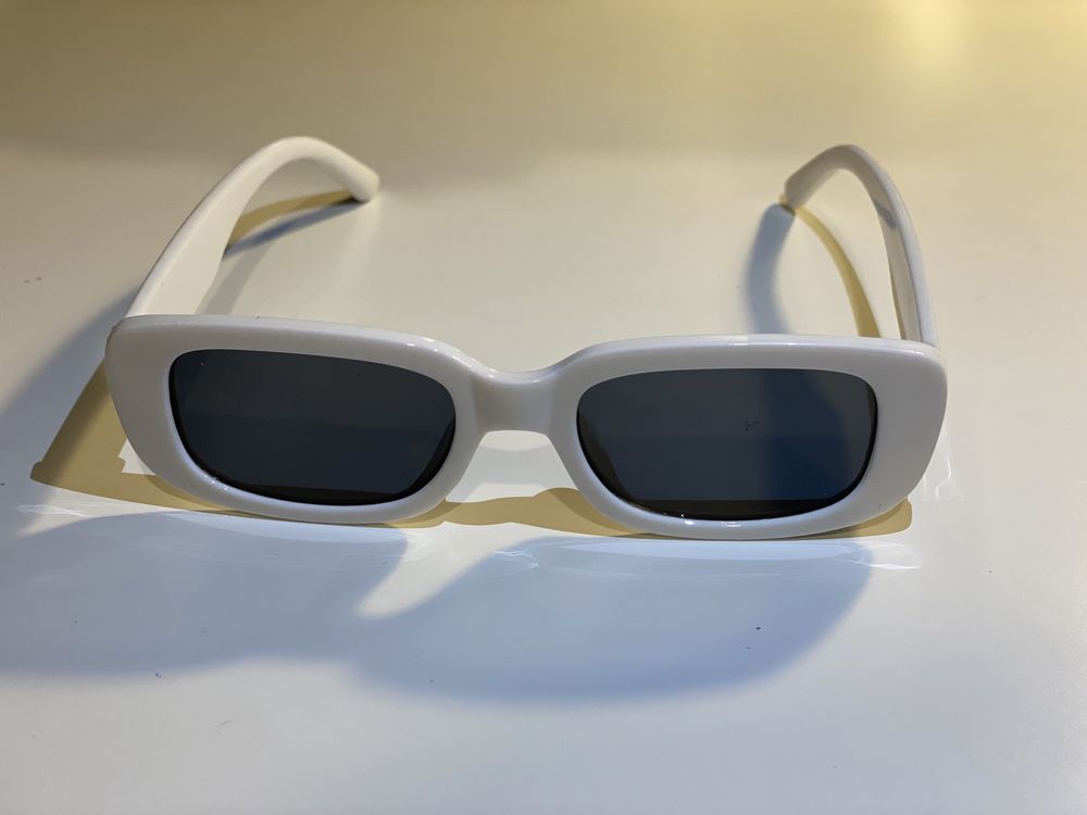 Ochelari de soare copii 1.1 OFF WHITE, retro vintage dreptunghiulari