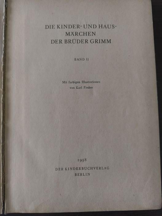 Книга братя Грим на немски
