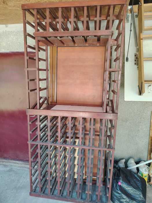 Suport lemn pentru sticle vin