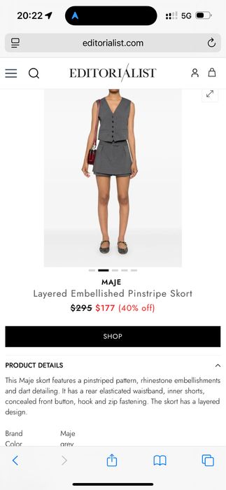 Fusta Maje cu cristale