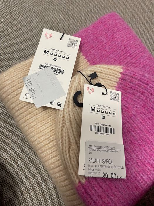 ZARA pălărie și eșarfă