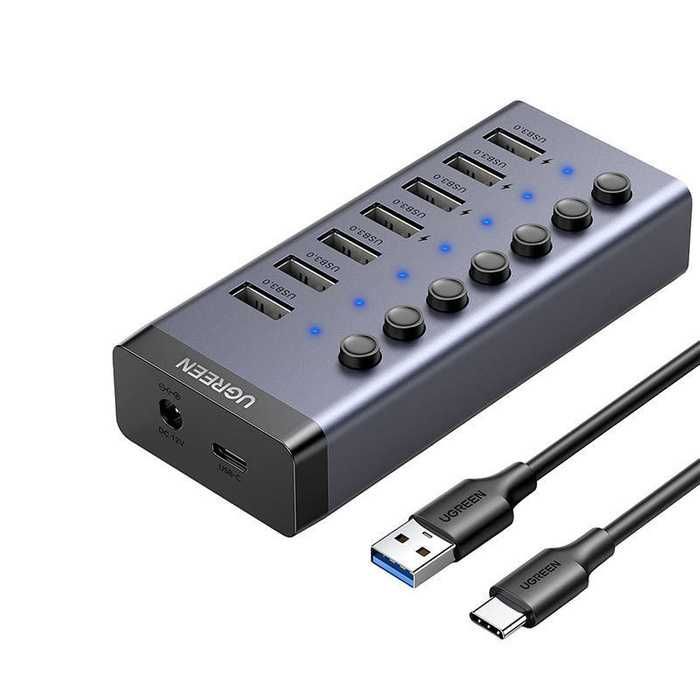 Ugreen 7-Port USB 3.0 Hub Универсальный. Есть доставка